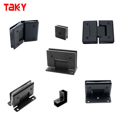 Bản lề xoay cửa kính tắm bằng đồng thau 90 độ hiệu suất cao cho kính cố định 8-12mm