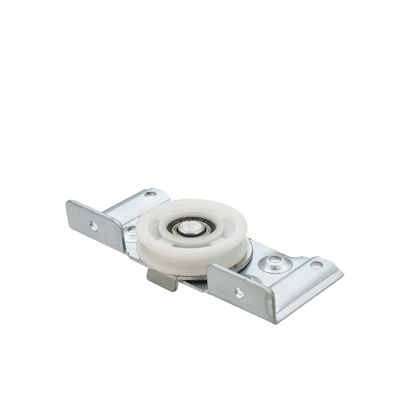 Phụ kiện bánh xe con lăn cửa xếp sắt và nylon cho cửa tủ quần áo trượt 8.5cm*11cm