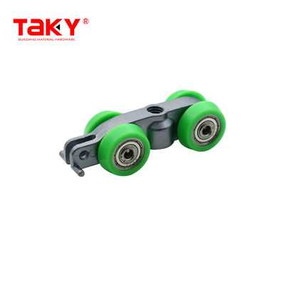 Bộ đồ trượt bánh xe phần cứng tuổi thọ dài cửa đóng mềm gấp đôi pulley đệm cuộn