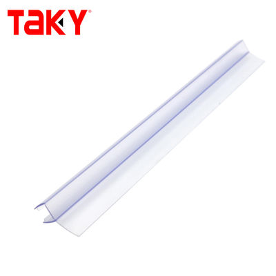 Dải niêm phong chống nước PVC trong suốt cho cửa kính phòng tắm trượt 6-12mm