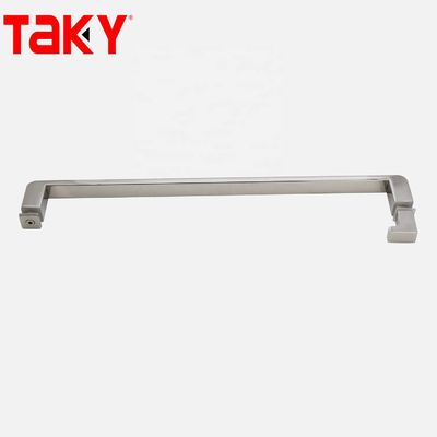 12mm Độ dày kính thép không gỉ ống hình chữ nhật thanh cửa kính thẳng tay cầm kéo một bên