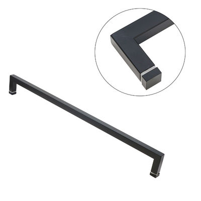 6-14mm Độ dày kính Thép hình L hình vuông cửa kính đôi lớn