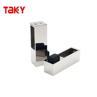 SS304 Square Pipe 180 Degree Corner Shower Room System Glass Sliding Door Enhancement