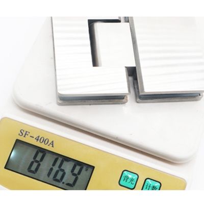 Bản lề gắn tường cửa tắm kính thép không gỉ 180 độ cho tuổi thọ cao