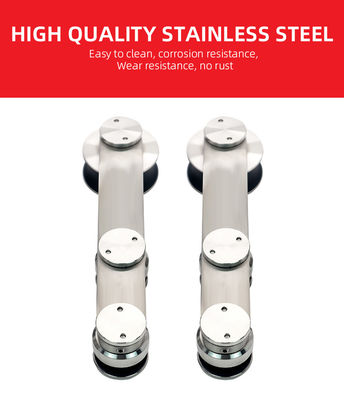 Hệ thống cửa trượt kính không khung tắm trượt chất lượng cao