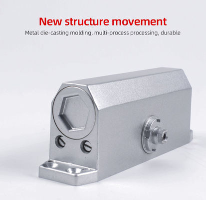 Trọng lượng cửa tối đa 45-65kg Đồng nhôm Khóa cửa trượt tự động với kết thúc tùy chỉnh