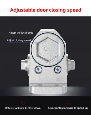 Công dụng nặng nhôm thủy lực cửa đóng 60KG tốc độ điều chỉnh