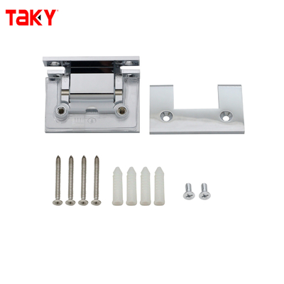Supplier 90 Degree Wall Mounting Framed 8-12mm Glass Shower Door h Plate Hinge