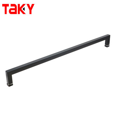 Thép không gỉ phòng tắm hình vuông màu đen phòng tắm một mặt thanh tay tay cầm tay cầm