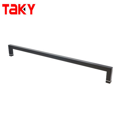 Thép không gỉ phòng tắm hình vuông màu đen phòng tắm một mặt thanh tay tay cầm tay cầm