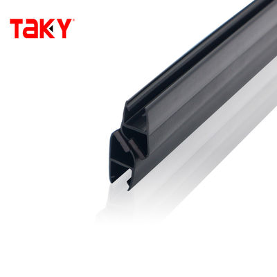 Nhà máy tùy chỉnh trượt màu đen PVC Glass Seal Strip Dải niêm phong chống thấm nước