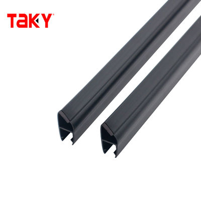 Nhà máy tùy chỉnh trượt màu đen PVC Glass Seal Strip Dải niêm phong chống thấm nước