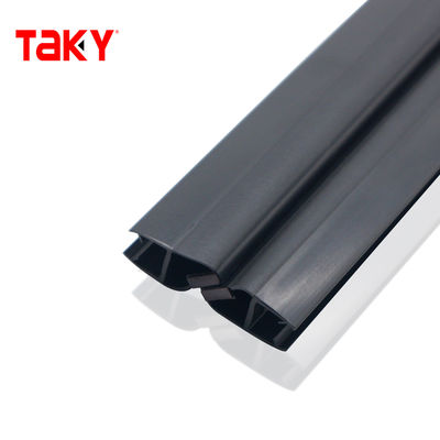 Nhà máy tùy chỉnh trượt màu đen PVC Glass Seal Strip Dải niêm phong chống thấm nước
