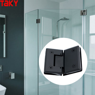 Bản lề cabin tắm bằng thép không gỉ Bản lề phòng tắm màu đen Bản lề kính với bản lề kính