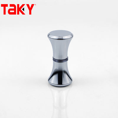 New Design Silver Bathroom Door Double Hole Knob Shower Room Sliding Door Glass Handle