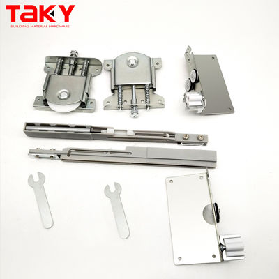 Giá tốt 8.5cm*11cm Sliver Soft Close Sliding Wardrobe Door Rollers để dễ dàng lắp đặt trực tuyến