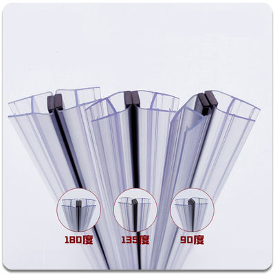 Giá tốt Thiết kế cửa kính trong suốt Dải niêm phong cửa tắm kính chống thấm nước cho kính 6-12MM trực tuyến
