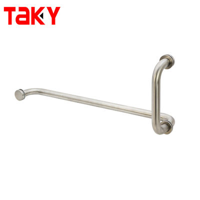 Khách sạn bạc phòng tắm phòng cửa kính trở lại để trở lại khăn bar kéo tay cầm