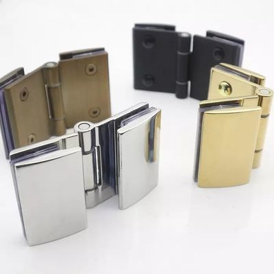 Giá tốt Bản lề vòi hoa sen vuông không khung bằng thép không gỉ cho cửa kính đen bóng trực tuyến