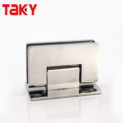 H tấm thép không gỉ đồng không khung Pivot tường gắn tắm cửa kính