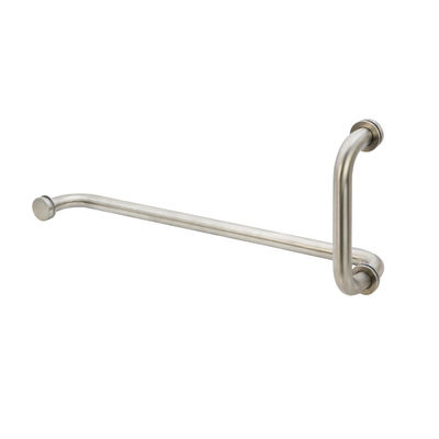 Giá tốt Tay nắm cửa kính trượt bằng thép không gỉ 304 kích thước 18*8 inch, dùng cho phòng tắm hiện đại trực tuyến