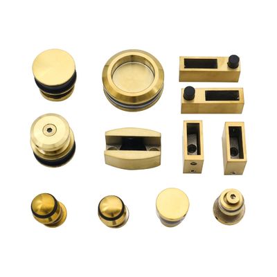 Giá tốt Phần cứng cửa trượt không khung bằng thép không gỉ 304 cho cửa kính cường lực vuông trực tuyến