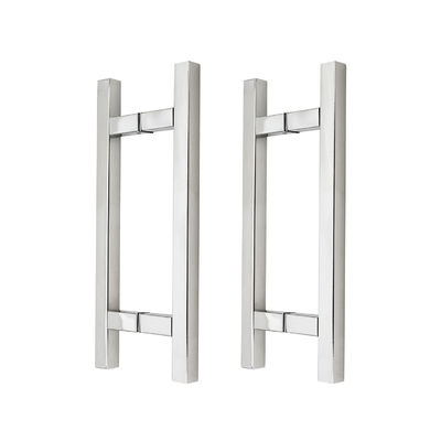Giá tốt Thiết kế Trung Quốc phong cách CP kết thúc thương mại H tay cầm cho không khung slide tắm cửa kính kéo tay cầm trực tuyến