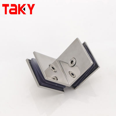 Giá tốt Clamps tắm bền 45 * 45mm cho kính nóng gắn trong góc cửa phòng tắm trực tuyến