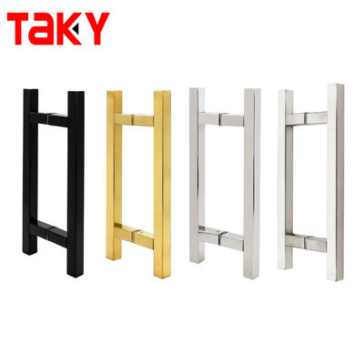 Giá tốt Tay nắm cửa kính tắm bằng thép không gỉ 304 mạ vàng cao cấp, chải xước, cho kính dày 6-14mm trực tuyến