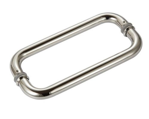 Giá tốt Tay nắm cửa kéo màu vàng hồng cho cửa tắm 203*203mm, thích hợp cho cửa dày 8-12mm trực tuyến