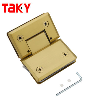 Giá tốt Bản lề vòi hoa sen kính đến kính 135 độ màu Bạc/Đen với kết cấu thép không gỉ trực tuyến