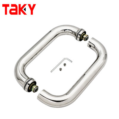 Giá tốt Tay nắm cửa kính hai mặt bằng nhôm bền bỉ cho ứng dụng ngoài trời trực tuyến