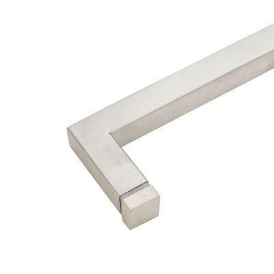 Giá tốt 203*203mm Cửa trượt kính khách sạn Long Black Pull Handle cho cửa tắm một bên trực tuyến