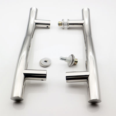 Giá tốt SS304 Thiết kế hiện đại thép không gỉ cửa kính đơn kéo tay cầm cho cửa bên trong trực tuyến