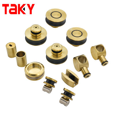 Giá tốt Bộ phụ kiện cửa kính trượt hợp kim kẽm không khung chất lượng cao trực tuyến