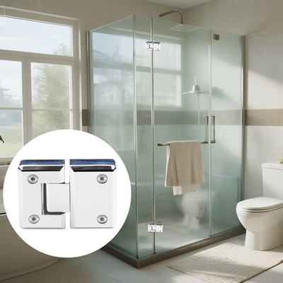 180 độ thép không gỉ cửa tắm ghim cho 8-12mm kính