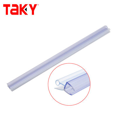 Giá tốt Dải niêm phong đáy cửa tắm PVC không khung 10mm trong suốt trực tuyến