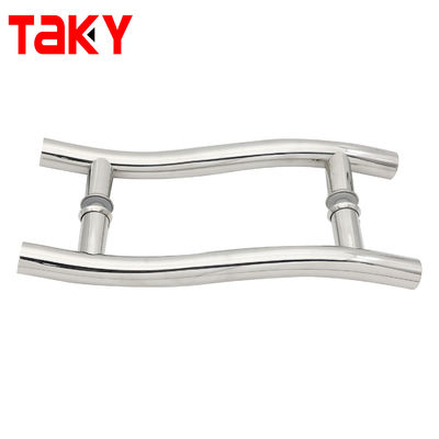 Giá tốt Tay nắm cửa kính trượt hình chữ S Tay nắm cửa tắm bằng thép không gỉ Tay nắm kéo trực tuyến