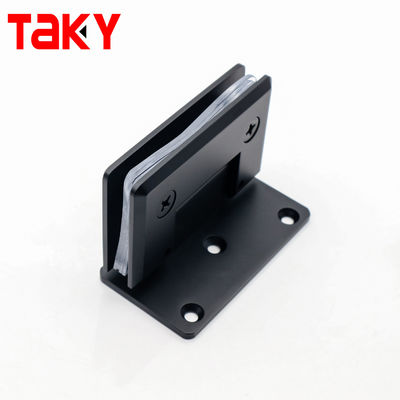 Giá tốt Nhà sản xuất nhà máy Bản lề kính tắm bằng thép không gỉ 304 Bản lề tường màu đen cho bản lề kính tắm trực tuyến