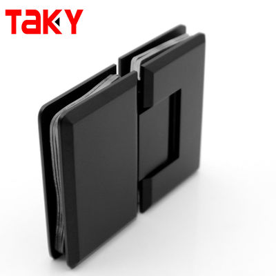 Giá tốt Bản lề vòi hoa sen màu đen 180 độ Kính bản lề phòng tắm Bản lề cho kính 8-12mm trực tuyến