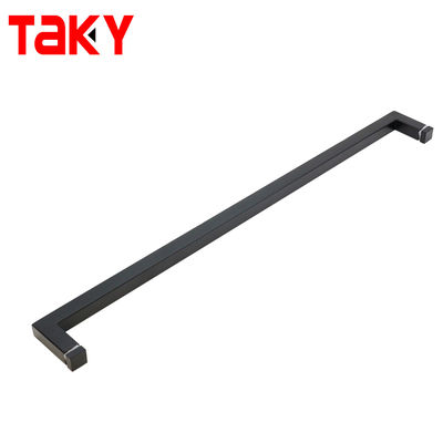 Giá tốt Thép không gỉ phòng tắm hình vuông màu đen phòng tắm một mặt thanh tay tay cầm tay cầm trực tuyến