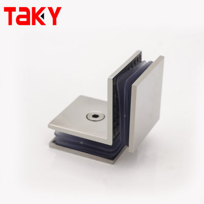 Giá tốt Nhà sản xuất nhà máy 90 độ Glass Railing Clamp Double Panel Clip Glass Door Clamps trực tuyến