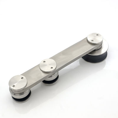 Giá tốt Hệ thống cửa trượt không khung bằng thép không gỉ Hệ thống cửa trượt khách sạn Glass Barn Door Phần cứng lắp bộ cửa trượt trực tuyến