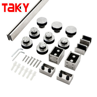 Giá tốt Phụ kiện kính hiện đại Hệ thống cửa kính cường lực Phần cứng cửa trượt không khung bằng thép không gỉ trực tuyến