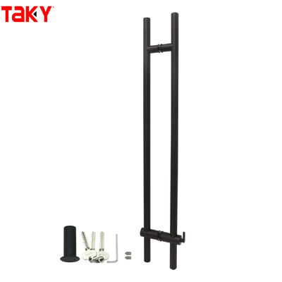 Giá tốt Modern Style Stainless Steel H Type Locking Glass Door Handle cho tắm và sử dụng tại nhà trực tuyến