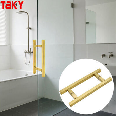Giá tốt Tay nắm kéo dài hiện đại màu vàng Cửa kính Cổng thương mại Tay nắm cửa Puxador Porta De Vidro trực tuyến