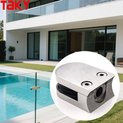 Giá tốt Kẹp kính bằng thép không gỉ 316 cho kính cường lực 8-12mm với thiết kế không khung trực tuyến