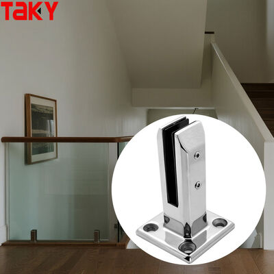 Thép không gỉ 316 Clamp khung kính không có khung cho độ dày kính 8-12mm