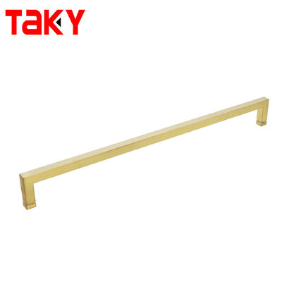 Thép không gỉ Golde Square L Shape Tay nắm cửa kính Cửa tắm Thanh treo khăn Tay cầm kéo
