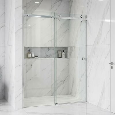 Nhà máy Cửa trượt không khung bằng thép không gỉ Phụ kiện cửa trượt bằng kính